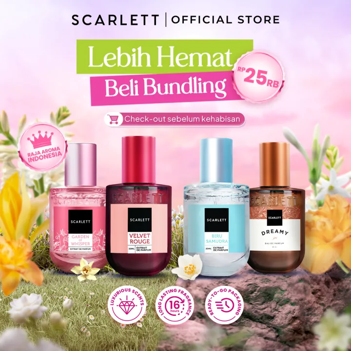 Scarlett Whitening Eau De Parfum Bundling