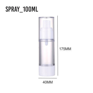 ABS 100ML Travel Vacuum Spray Bottle Leakproof Refillable Botol Kosong Boleh Isi Semula Tahan Lasak 真空喷雾小瓶罐