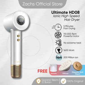 Zachs Ultimate HD08 High Speed Ion Hairdryer Silent & Light Weight.