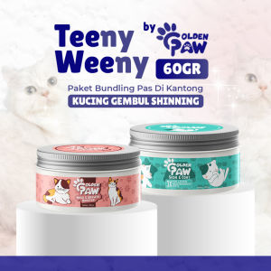 TEENY WEENY PAKET KUCING GEMBUL SHINNING by Golden Paw 60 gr