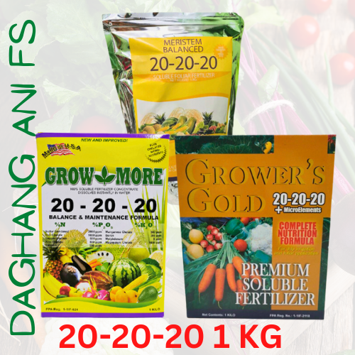 GROW MORE / WATER SOLUBLE PLANT FOOD (202020) 1KG Lazada PH