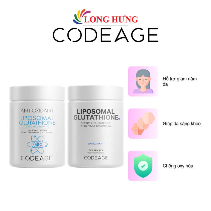 vin ung liposomal glutathione Vin ung CodeAge Liposomal Glutathione 500mg gip lm sng da