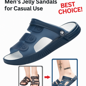 Mens Soft Sole Lightweight Sandal Slippers Jelly Beach Shoes Treading Shit Feeling Sandals