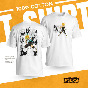 Majin Vegeta T-Shirt – Dragon Ball Z Anime Front Back Print Cotton Tee
