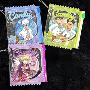 Badge Holder Cover Storage Display Bag Pendant Storage Bag Lovely Cartoon Wallet Bag PVC Transparent Coin Purse