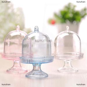 [COD] kunzhan Transparent Plastic Tray Candy Box DIY Wedding Candy Box Baby Shower Gift Box