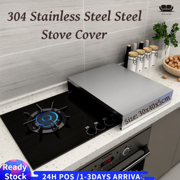 【Malaysia Ready Stock】Kitchen Stainless Steel Stove Cover Induction Cooker Bracket Gas Stove