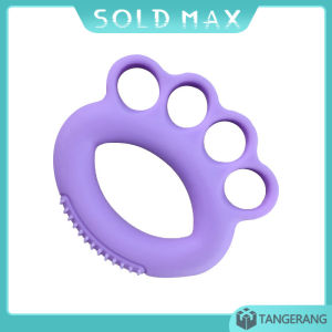10 Pound Resistance Hand Grip Ring Alat Latihan Otot Tangan Jari Bahan Silikon Nyaman Anti Slip