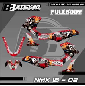 Decal Sticker Yamaha NMAX 155 Old BISA HOLOGRAM Fullbody 2015-2019 Nmx 16