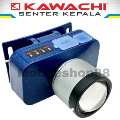 LAMPU SENTER KEPALA/HEADLAMP LED KAWACHI 50WATT ZOOM JARAK JAUH TAHAN 30 JAM CHARGER USB TYPE C WATERPROOF