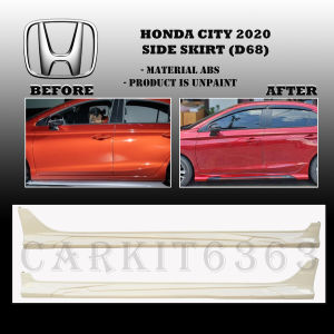 HONDA CITY 2020 D68 SIDE SKIRT LIP ORIGINAL SKIRT BODYKIT (MATERIAL ABS)