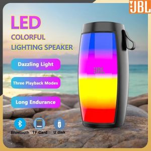 ♥100% sản phẩm gốc + Miễn phí vận chuyển♥JBL 1202 RGB đèn đầy màu sắc Loa Bluetooth không dây với đèn LED di động ngoài trời stereo hỗ trợ TF và u mở rộng đĩa