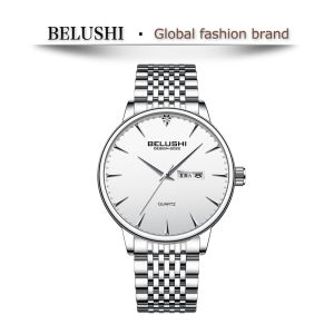 BELUSHI đồng hồ nam hàng ​hiệu cao cấp khóa Bướm sự đơn giản sang trọng chống nước giá rẻ quà tặng ngày lễ Dây đeo kim loại [589]