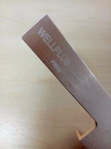 มือจับอลูมิเนียม แบบฝังหน้าบาน  Aluminium Handle ** รุ่น K580 ** ( Pink Gold Brush )