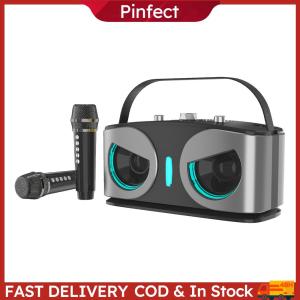 Outdoor BT Speaker with 2 Microphones Portable Wireless Speakers for Adults Kids Home Party Gifts