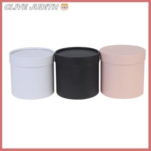 CISWGE 1 PC Vòng hoa hộp giấy giữ xô Quà Tặng Bao bì hộp bên Hộp quà tặng