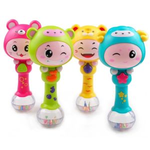 MAINAN ANAK BABY HOLA ADORABLE ANIMAL BABY RATTLE