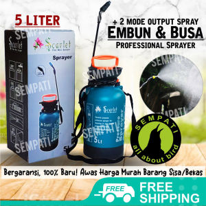 SEMPATI Pressure Sprayer 5 Liter Semprotan Gendong Hama Tanaman Burung Disinfektan Alat Penyemprot Air Bertekanan Botol Semprot Air Kebun Bunga Buah Taman Rumput SP5LT