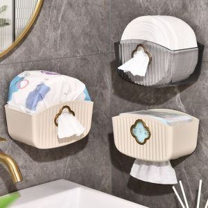 JVKISX Plastic Tissue Box Creative Wall Mounted Tissue Holder Storage Container Exquisite Paper Box Paper Drawer