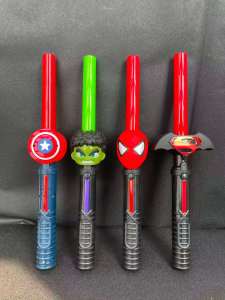 JOYL Super hero foldable flourescent toy sword lights special sound effects