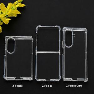 Ốp lưng dẻo Samsung Galaxy Z Fold 8 Z Fold 8 Ultra Z Flip 8 5G chống sốc 4 góc trong suốt