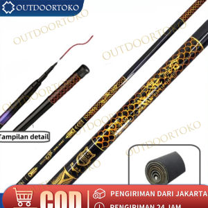 Joran Tegek Batik Carbon - 270 360 450 540 - Medium Hard Ringan & Sensitif - Untuk Pancing Dasar & Lempar