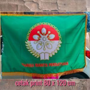 Bendera Dharma Wanita Persatuan DWP Rumbai