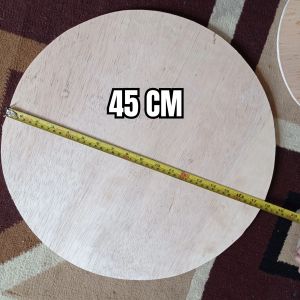 Triplek Potong Bulat Tebal 1 cm Triplek Serbaguna Berbagai Diameter Dari Bahan Kayu Akasia/MerantI
