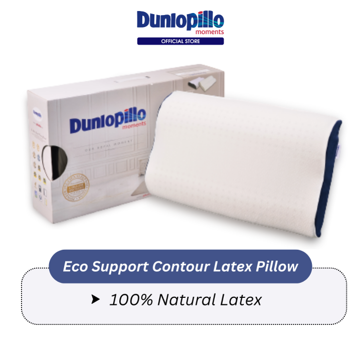 Dunlopillo Eco Support Contour Latex Pillow Lazada