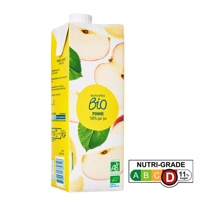 Monoprix Organic 100% Pure Apple Juice 1L | Lazada Singapore