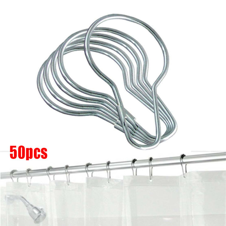 VICENDA Universal Gourd Type Bathroom Curtain Hook Buckle Hanger Shower