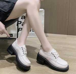 Juragan Online - SERRE Loafers Sepatu Kerja / Ngantor Sepatu Wanita Model Docmart Mary Janes & Mule Glossy Terbaru