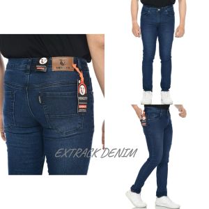 Celana Jeans Panjang Pria Sobek Tembus Model Slimfit Stretch Brand Vercity