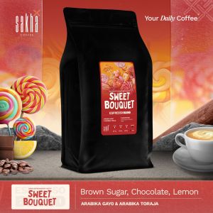 SWEET BOUQUET Biji Kopi Espresso Blend Full Arabika Coffee Bean Arabica Coffe 1KG