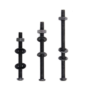 12PCS Carbon Steel Cage Screw Set Computer Case Cooling Fan Installation Screws Carbon Steel Socket Type with Nuts
