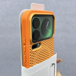 Heat Dissipation Grid Mesh For Magsafe Case For XiaoMI 17 15 14 13 Pro Max Magnetic Honeycomb Breathable Shockproof Hard Cover