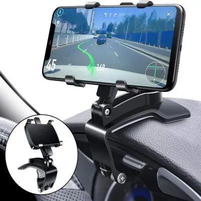 FUCO Xoay Điện Thoại Di Động Đa Năng Kẹp Xe Ô Tô Giá Đỡ Điều Hướng Ô Tô 360 Độ