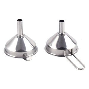 Conical Stainless Steel Funnel with Hanging Hole Efficient Wide Mouth Liquids Transfer Accessories Kitchen Gadget