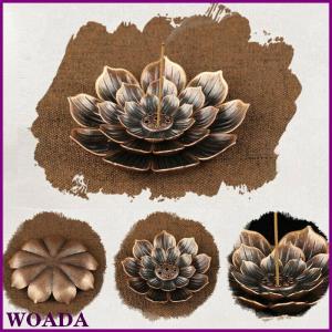 WOADA Incense Stick Holder Round Plate Buddhism Insense Ash Catcher Joss Cone Insence