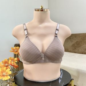 เสื้อในไร้โครงแฟชั่นลายทาง คัพB/C ฟองน้ำบาง สไตล์เซ็กซี่ ผู้หญิง