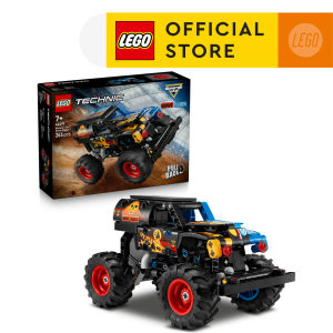 LEGO Technic 42219 Monster Jam Grave Digger Fire and Ice (263 Pieces)