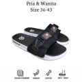 Dj style -  Fashion Oval Distro Sol Putih - Sandal Slide Pria Distro Karet - Sendal SELOP PRIA Wanita Korean Style Kekinian 2024. 
