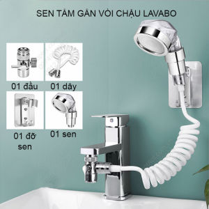 Bộ sen tắm tăng áp gắn vòi chậu rửa Lavabo gắn vòi chậu rửa bát tiện dụng