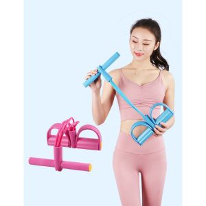 Dây Kéo Đàn Hồi 4 Ống Cao Su Tập Thể Dục tập Gym Tại Nhà Tập Toàn Thân Nâng Cao Sức Khỏe