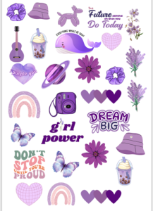 Mhiray PH Holographic Rainbow waterproof Stickers