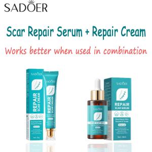 SADOER Fast Scar Removal Cream Effective Treatment Stretch Marks Burn Surgical Scars Acne Spots Repair Whitening Moisturizing Skin Care