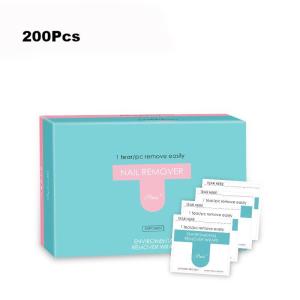 200Pcs Pembersih Kutek Gel Uv Nail Polish Remover Pads Nail Remover Pad