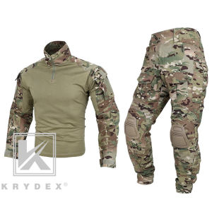 2024KRYDEX CP Style Tactical Camouflage Shirt & Pants Kit G3 Combat BDU Uniform Set For Outdoor  Gear