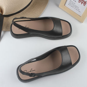 รองเท้าแตะชายหาดปากปลาแฟชั่น รองเท้าแตะผู้หญิง พื้นนุ่ม จัดส่งจากประเทศไทย