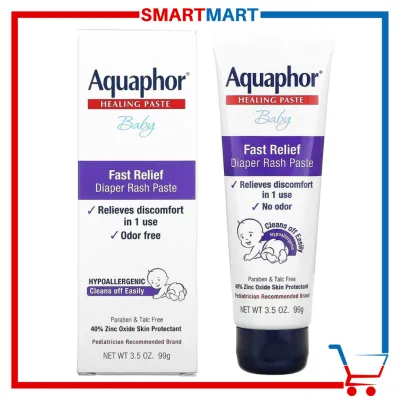Aquaphor Baby Healing Paste Fast Relief Diaper Rash Paste 3.5 oz 99 g